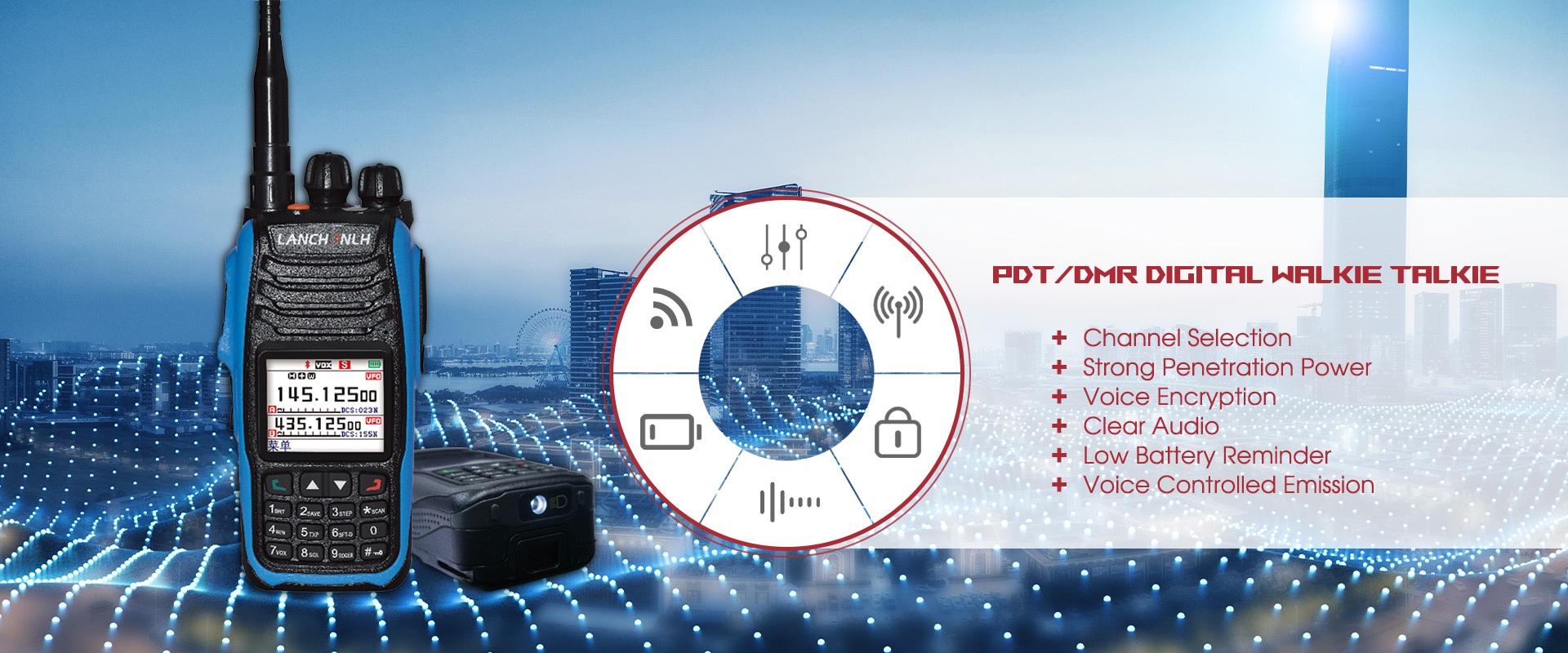 Walkie-talkie digitale PDT/DMR di qualità